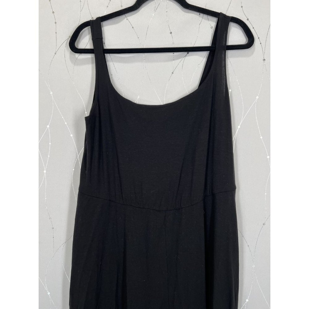 NWT Reformation Jeans Black Mary Midi Dress - Picture 6 of 14